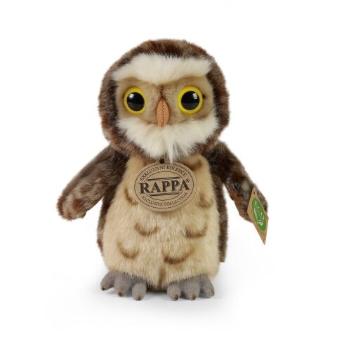 Rappa Plyšová sova 16 cm ECO-FRIENDLY