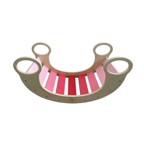 2Kids Toys Montessori ružová hojdačka