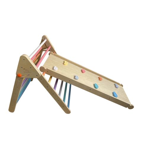 2Kids Toys Piklerovej trojuholník s doskou pastelový