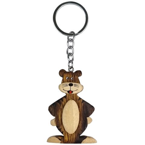 2Kids Toys Drevená kľúčenka veľká Tiger - II. trieda