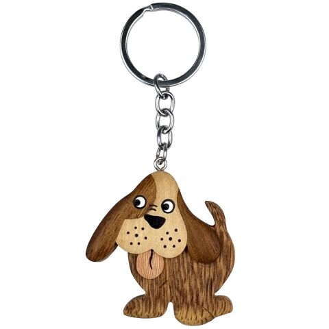 2Kids Toys Drevená kľúčenka veľká Pes