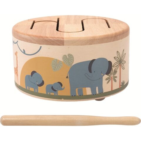 2Kids Toys Drevený bubienok Safari - poškodený obal
