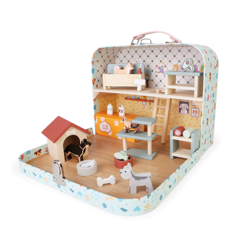 2Kids Toys Domček pre maznáčikov v kufríku
