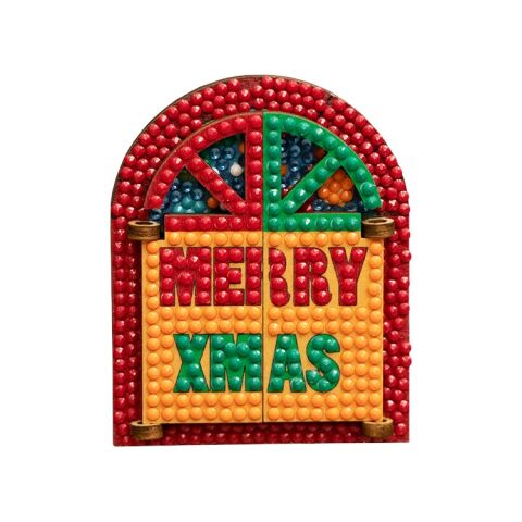 2Kids Toys Diamantové maľovanie Magnetka Okno Merry Christmas