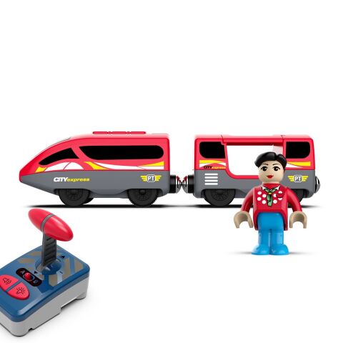 2Kids Toys Elektrická vlaková súprava s ovládačom a figúrkou