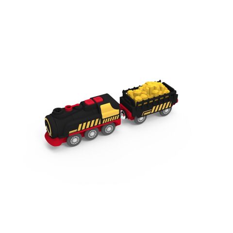 2Kids Toys Parný vlak na batérie s funkciou pary