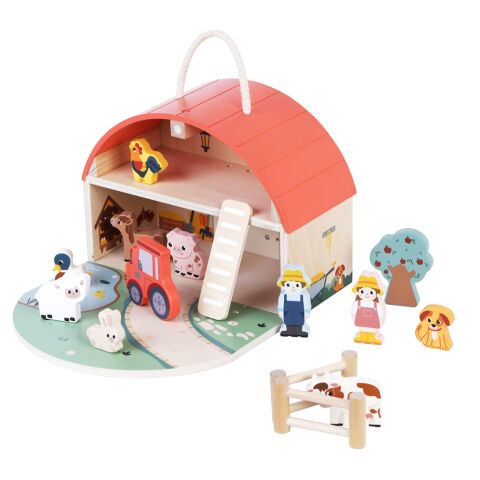 2Kids Toys Drevený domček Farma