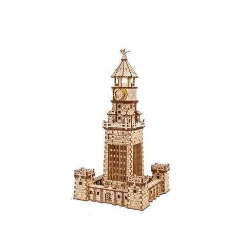 Ugears 3D drevené mechanické puzzle Alexandrijský maják