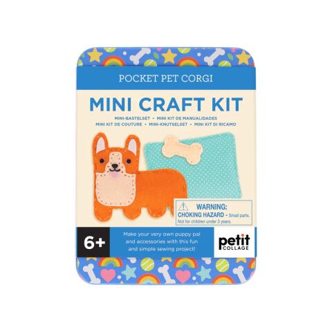 Petit Collage Mini sada na šitie Corgi