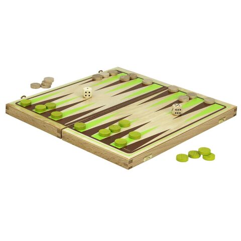 Jeujura Backgammon v drevenom skladacom boxe