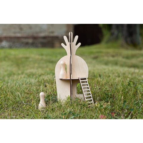 BeWooden Domček pre bábiky Panáčikova mrkva