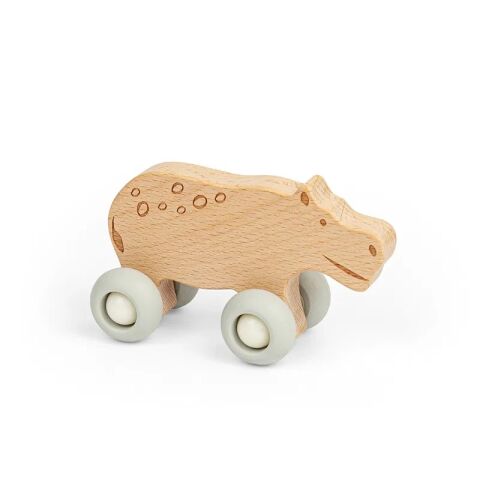 Bigjigs Toys Zvieratko na kolieskach Safari Hroch