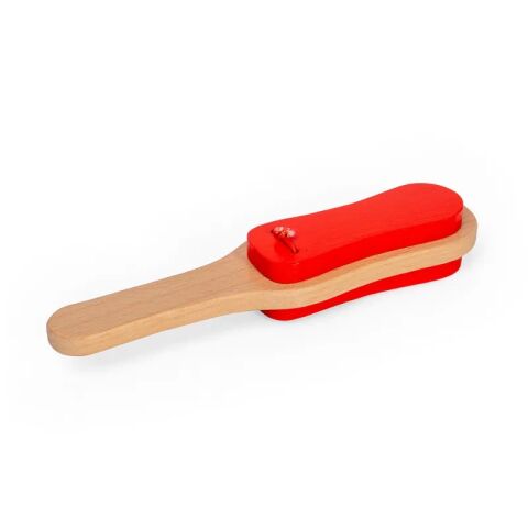 Bigjigs Toys Drevené kastanety s rukoväťou