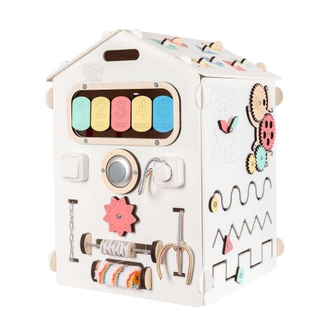 BusyKids Activity board Domček biely