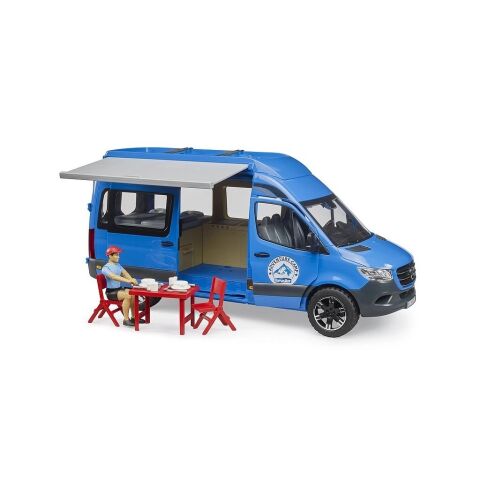 Bruder MB Sprinter Camper s vodičom a príslušenstvom