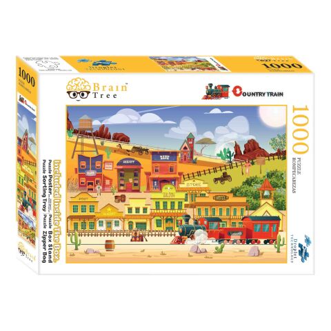 Brain Tree Puzzle Westernovým vlakom 1000 dielikov