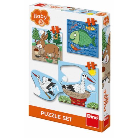 Dino Puzzle Zvieratká: Kde žijú