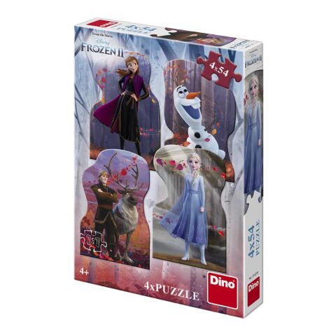 Dino Puzzle FROZEN II 4x54 dielikov