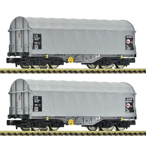 Fleischmann Súprava 2 ks nákladných vagónov s posuvnou plachtou ČD - 6660087