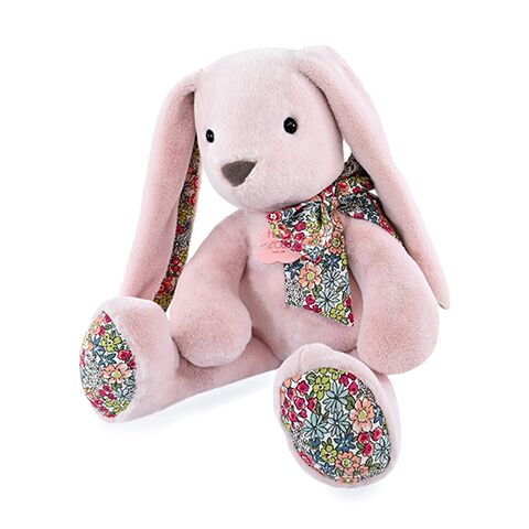 Doudou Histoire d´Ours Plyšový kamarát ružový zajačik 40 cm