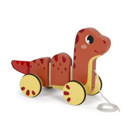 small foot Drevená ťahacia hračka Dino