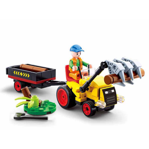 Sluban Town Farma M38-B0777 Traktúrik s prívesom