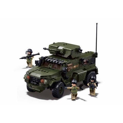Sluban Model Bricks M38-B1179 Obrnené bojové vozidloim Typhoon VDVS v mierke 1:35