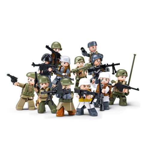 Sluban Army M38-B1307 Figúrky vojakov z druhej svetovej vojny 1 ks