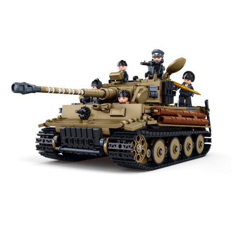 Sluban Model Bricks M38-B1533 Ťažký tank Tiger E-S 1944 v mierke 1:35