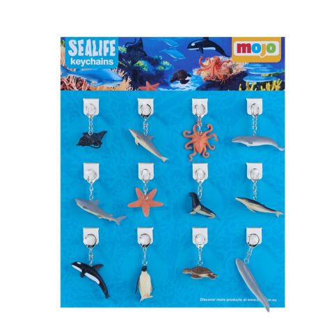 Mojo Displej 36 ks príveskov na kľúče - Morský svet