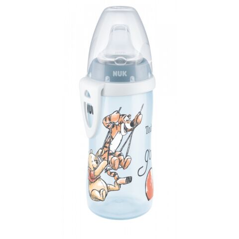 NUK FC Láhev  Active Cup DISNEY-Medvídek Pú 300ml šedá