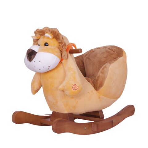 Hojdací lev s oranžovou šatkou