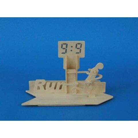 Woodcraft Drevené 3D puzzle stojanček na ceruzky beh