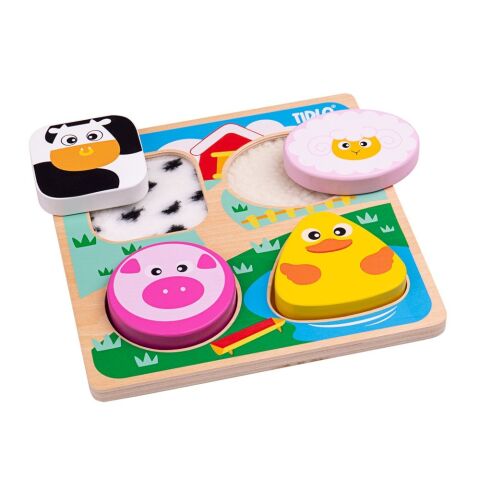 Tidlo Senzorické puzzle farma - poškodený obal