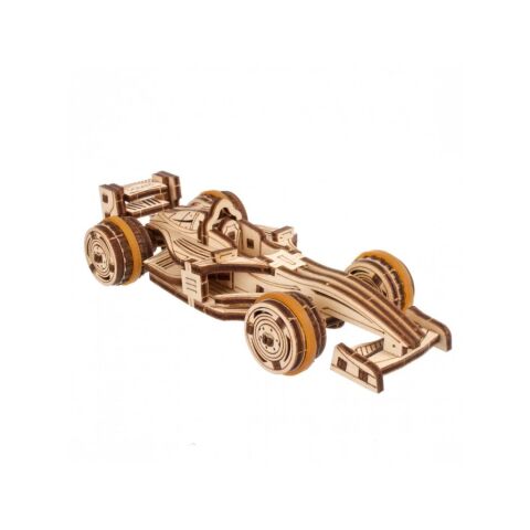 Ugears 3D drevené mechanické puzzle Compact Racer