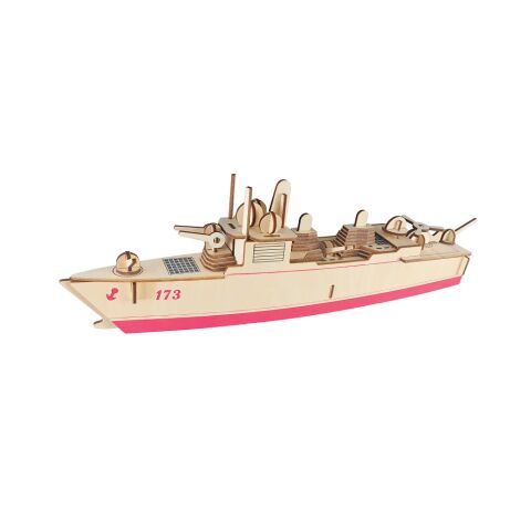 Woodcraft Drevené 3D puzzle Torpédoborec 052D