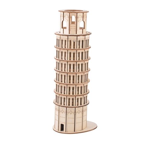 Woodcraft Drevené 3D puzzle Šikmá Veža V Pise
