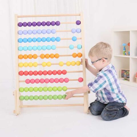 Bigjigs Baby Obrovské drevené počítadlo - poškodený obal