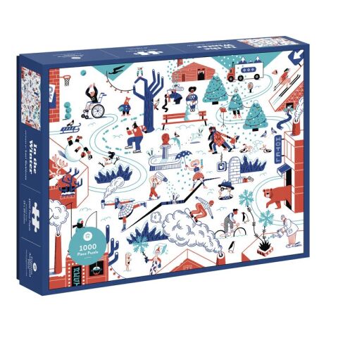 Chronicle Books Puzzle V zime 1000 dielikov